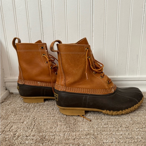 L.L. Bean Brown Duck Boots - Picture 1 of 4
